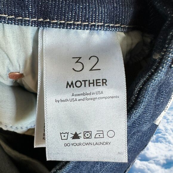 MOTHER Size 32 High Waisted Looker Ankle Jeans These Boots Are Made For Walking - Picture 11 of 11